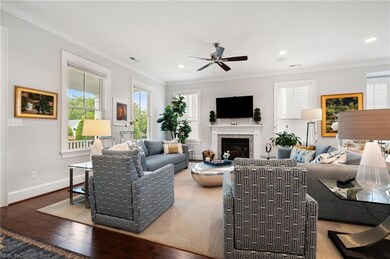 Great Room with gas fireplace and bar