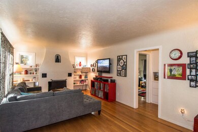 4 Living room with original hardwood flo