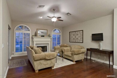 FAMILY ROOM WITH NEW WOOD FLOORS