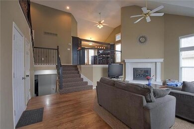 Walk in to vaulted ceilings and tons of light