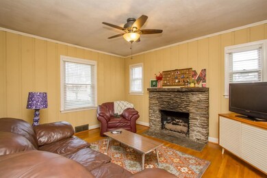 The den area offers additional living sp