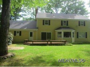 Back Of House With Deck