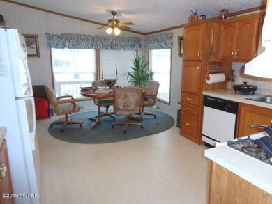 View of eating area from kitchen