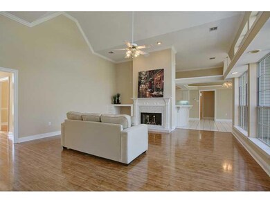 Den/Family/Great Room. Walls of windows, cathedral