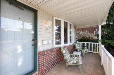 Inviting front porch