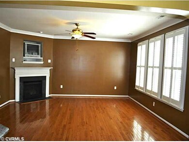 Living Room - The living room has a gas fireplace,