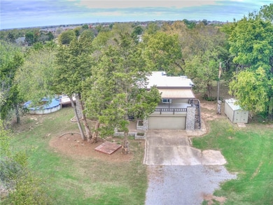 2.88 acre home on partially clear land, plenty of room to relax but lots of trees for privacy and shade.