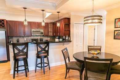 Dining room opens to kitchen with ample entertainm