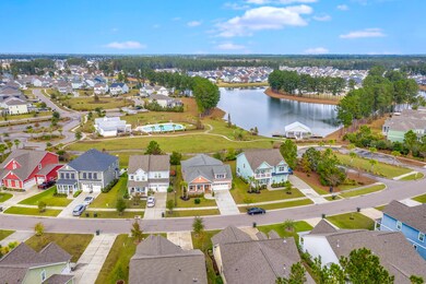 aerial, Pool & Kayak lake launch