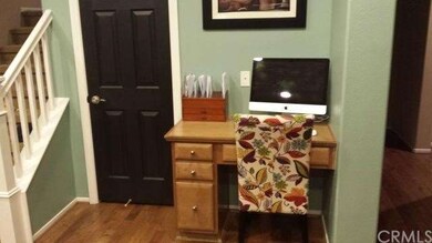 Custom built in desk to match custom kitchen cabinets