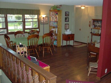 view of formal dinning area and front entry