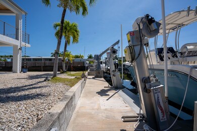 Concrete Dock & boat lift & davit