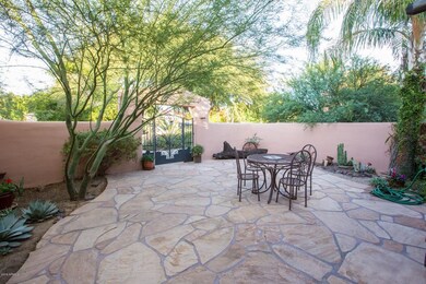 Beautiful Flagstone Gated Front Patio