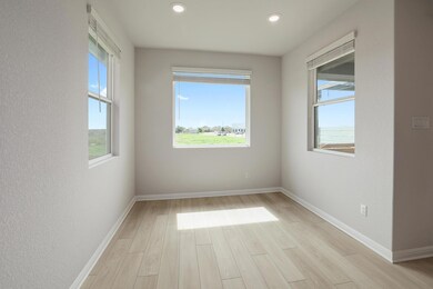 Empty room with healthy amount of natural light, 