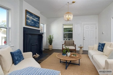 Virtually Staged living room