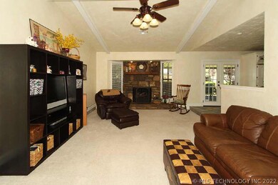 Main living area has a nice open feel to kitchen.