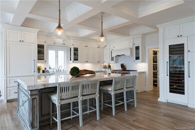 Custom marble island with storage on both sides, 2