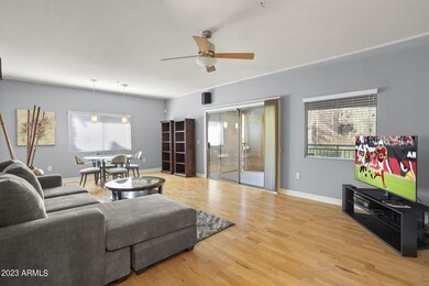 Great room with doors to patio
