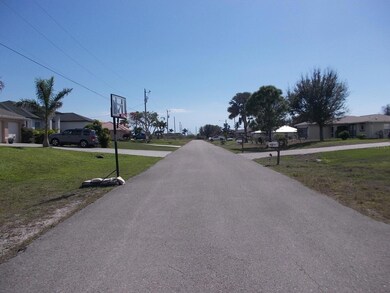 Looking down the street to the South