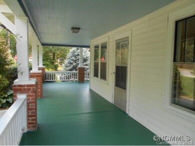 Large covered front porch