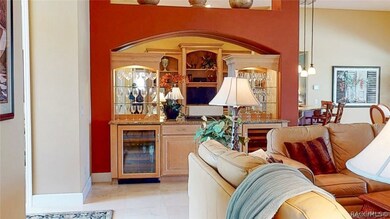 Custom bar in great room