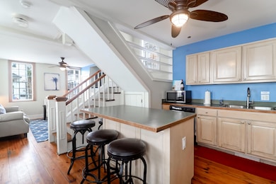 Unit A Kitchen & Living Room