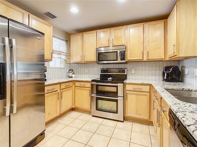 Granite and custom back splash