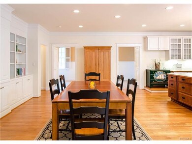 Dining room - view from family room space - double