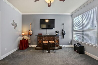 UPDATED baseboards, and GORGEOUS crown molding tak
