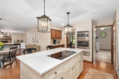 Plenty of counter space and a Butler's pantry is b