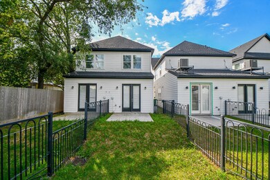 Gated and lots of green space in the backyard. Tex