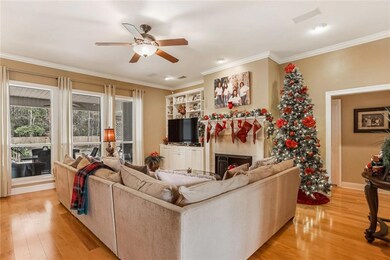 Living/Family Room to Covered Patio. Lots of Natur