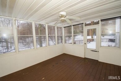 Bright and airy 3 season room overlooking backyard