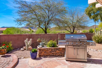 Flagstone extended patio.