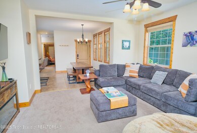 Living Area to dining area