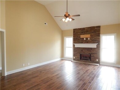 Spacious Great Room is one of two living areas.  