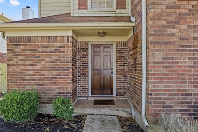 Stepping up to the entry of the home.