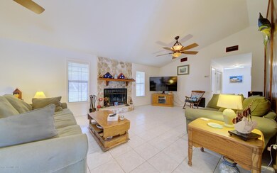 Living Room with Fireplace