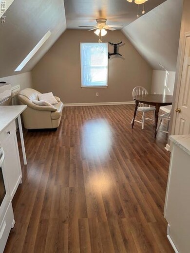 Kitchen to living room area view