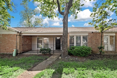 The front is gated for privacy.