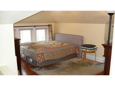 Master Bedroom. The third floor is a master suite 
