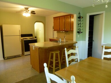 View of Kitchen snack bar and pantry