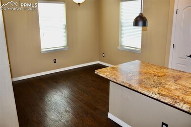 Dining Nook has lots of natural light