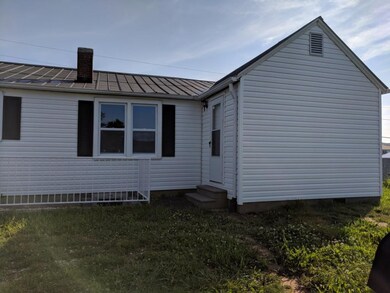 West side of house