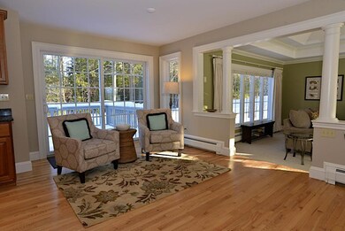 Eating or lounging area in kitchen...