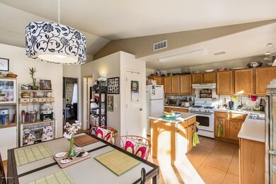 Dining-kitchen view