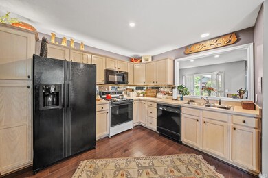 Ample Lighting throughout this Spacious Kitchen