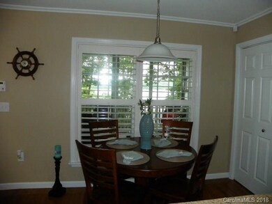 Dining area with lake view