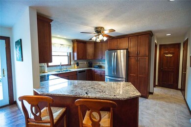 Beautiful cabinetry includes soft close, full exte