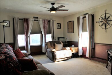 1st Floor Living Room...under those rugs you will